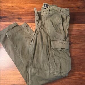 J. Crew Olive Stretch Cargo Pants